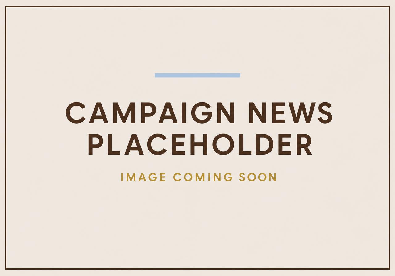 Placeholder campaign news graphic